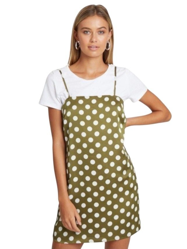 Calli Polka Dots Slip Dress