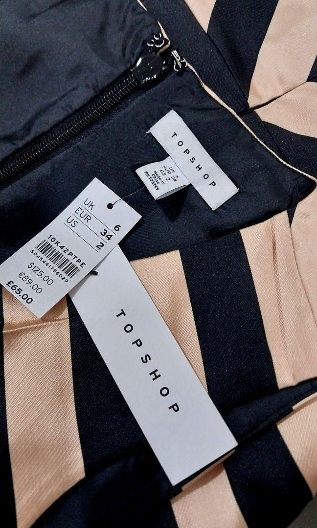 Topshop Wrap Structured Dress