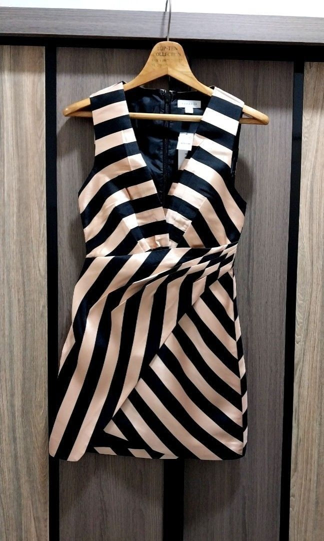 Topshop Wrap Structured Dress