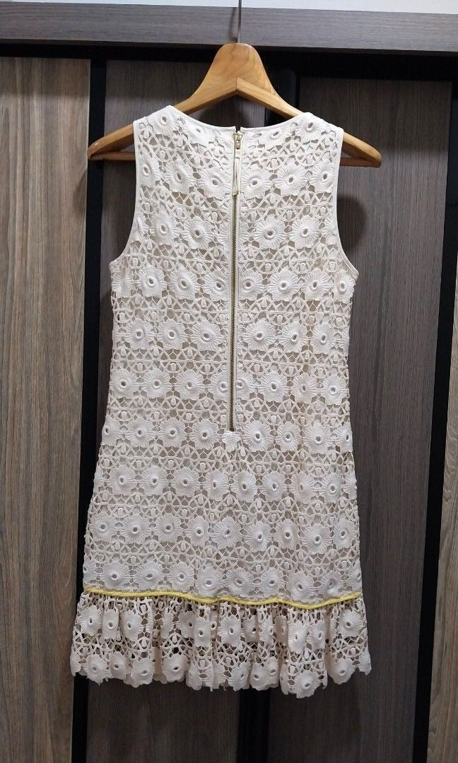 Juicy Couture Ivory Blossom Daisy Lace Dress