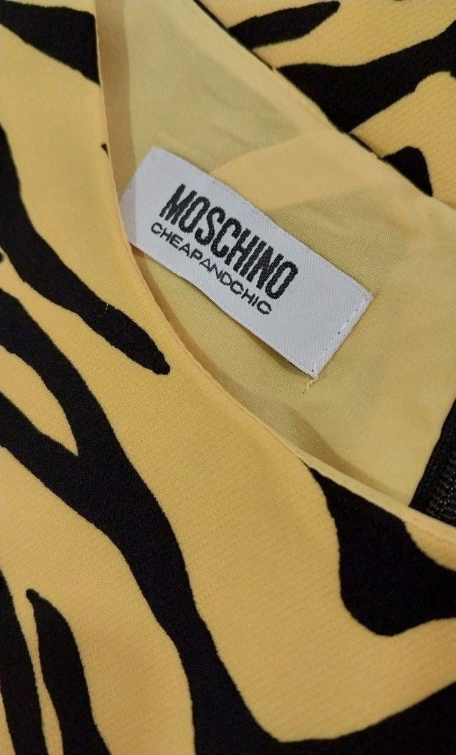 Moschino Animal Print Dress