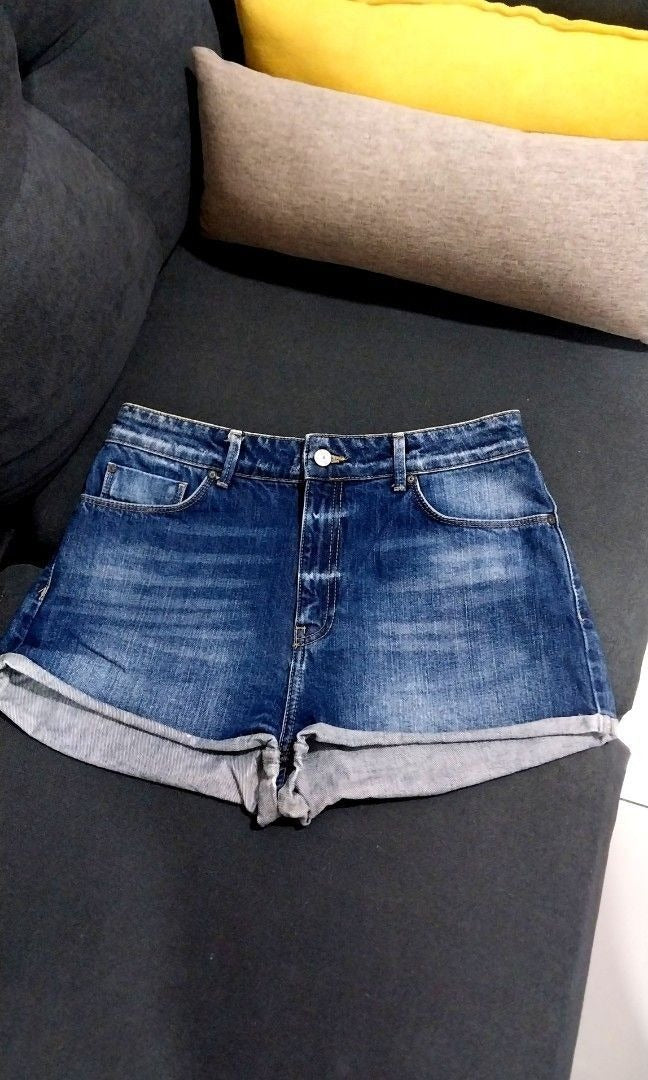 Mango High-Rise Shorts