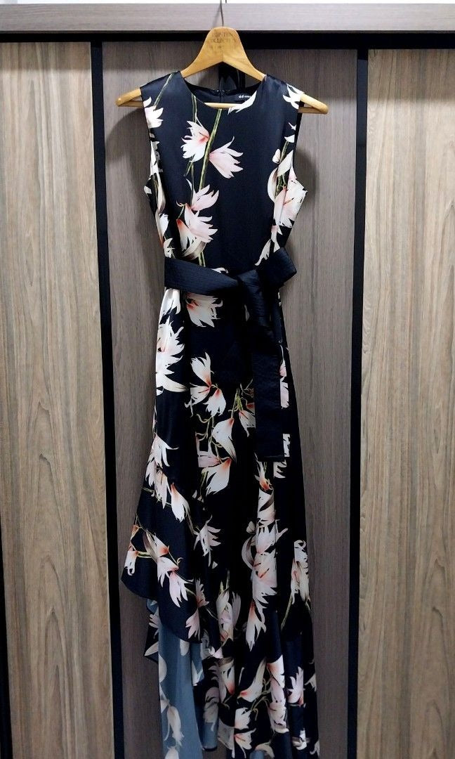 D.D Collective Black Floral Maxi Dress