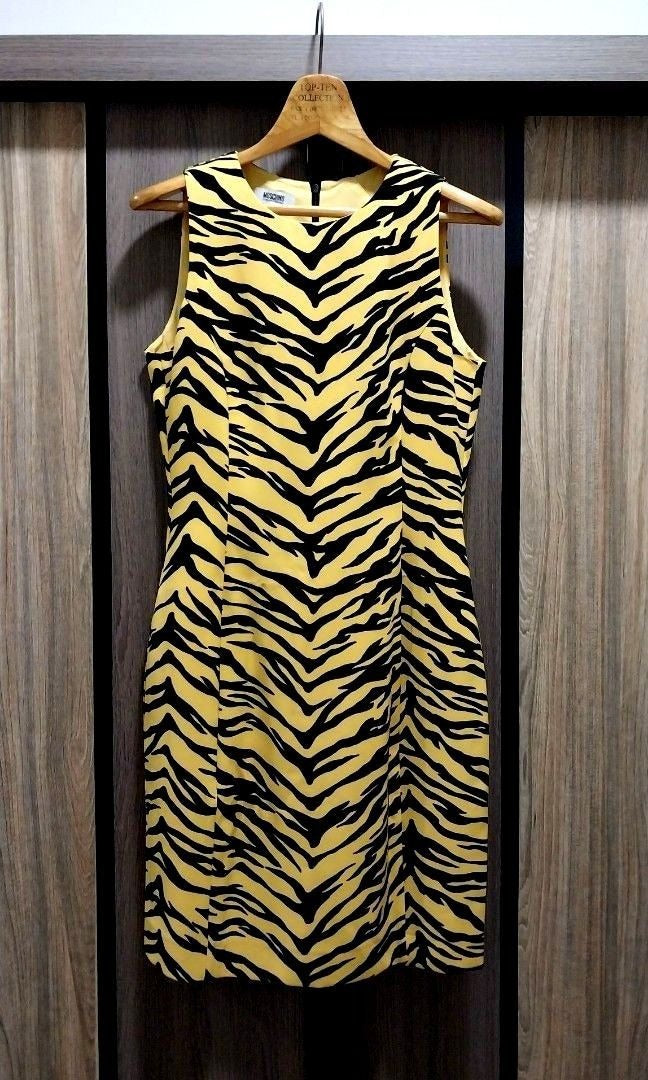 Moschino Animal Print Dress
