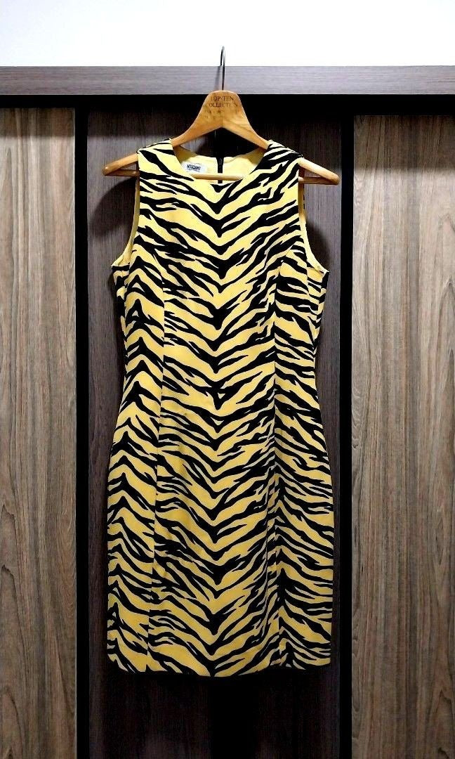 Moschino Animal Print Dress