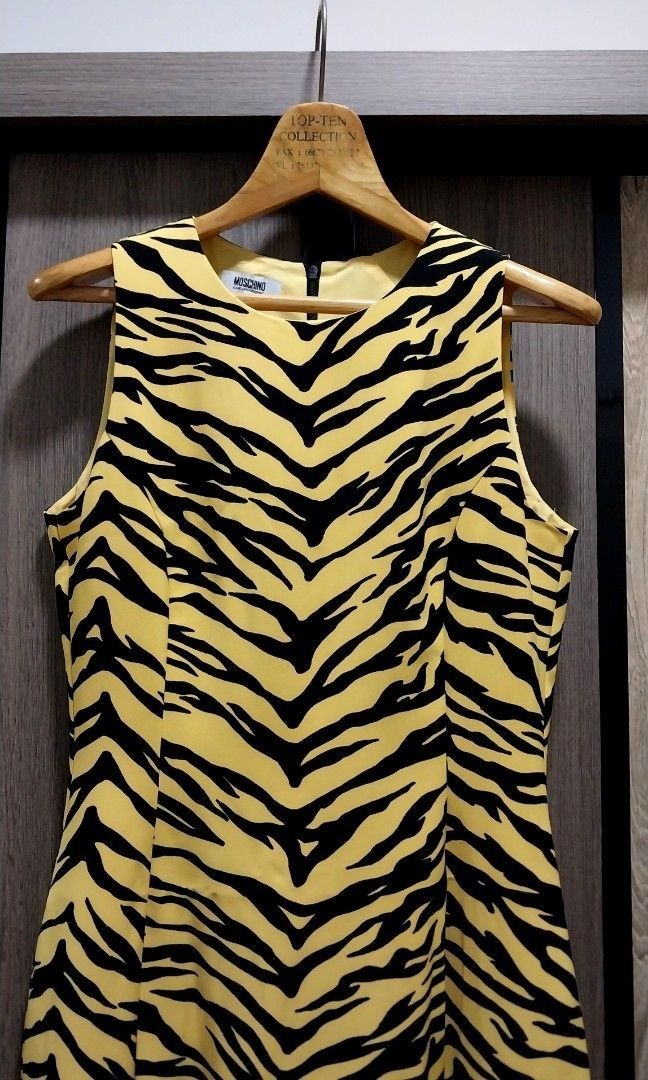 Moschino Animal Print Dress
