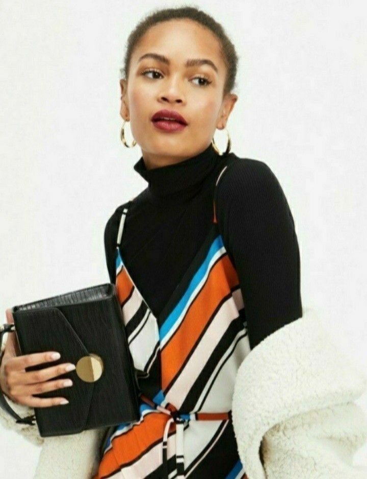 Miss Selfridge Multi Stripes Jumpsuit