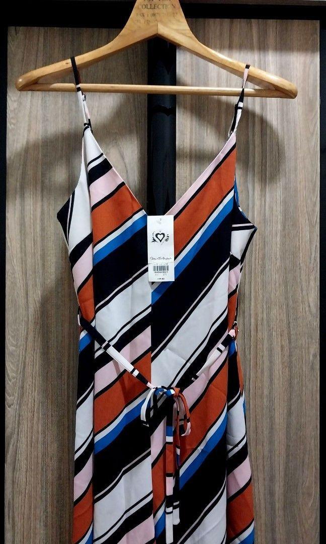 Miss Selfridge Multi Stripes Jumpsuit