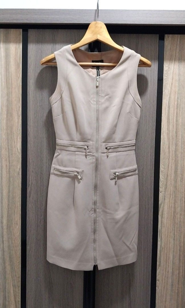 Laundry by Shelli Segal Beige Dress