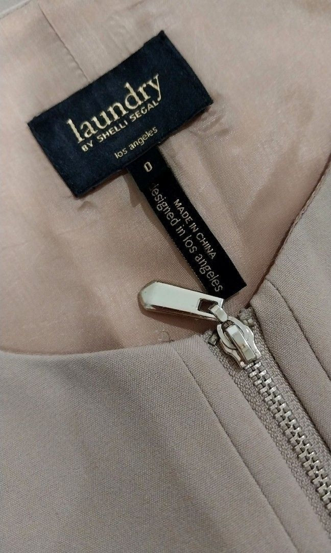 Laundry by Shelli Segal Beige Dress