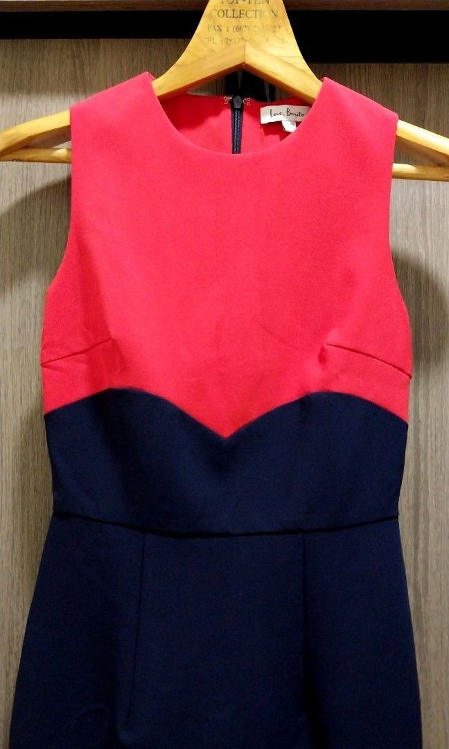 Love Bonito Colourblock Midi Dress