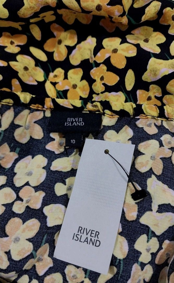 River Island Ruffle Cape Midi Dress
