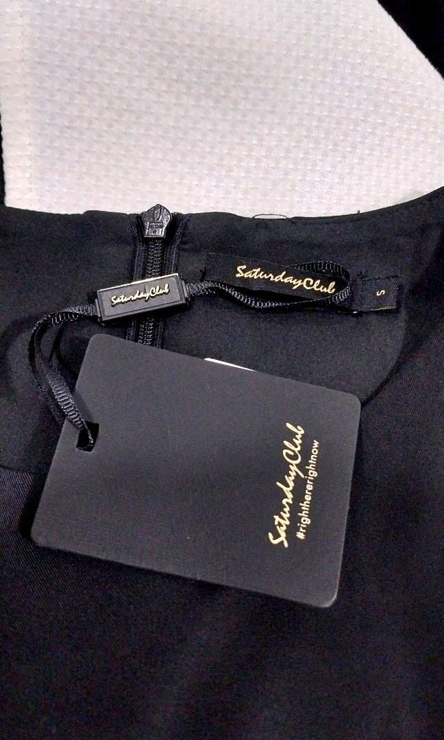 Saturday Club White-Black Top