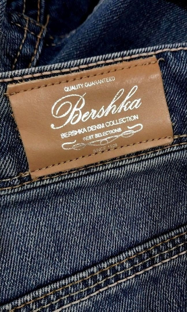 Bershka Roll Up Hem Boyfriend Shorts