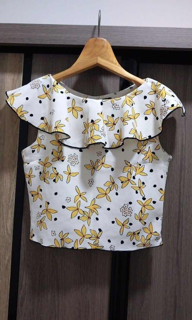 Zara Floral Crop Top