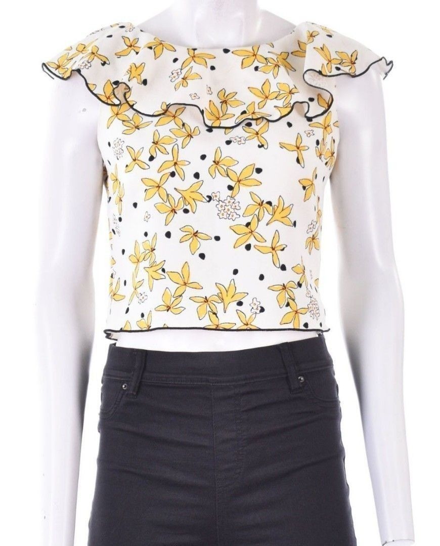 Zara Floral Crop Top