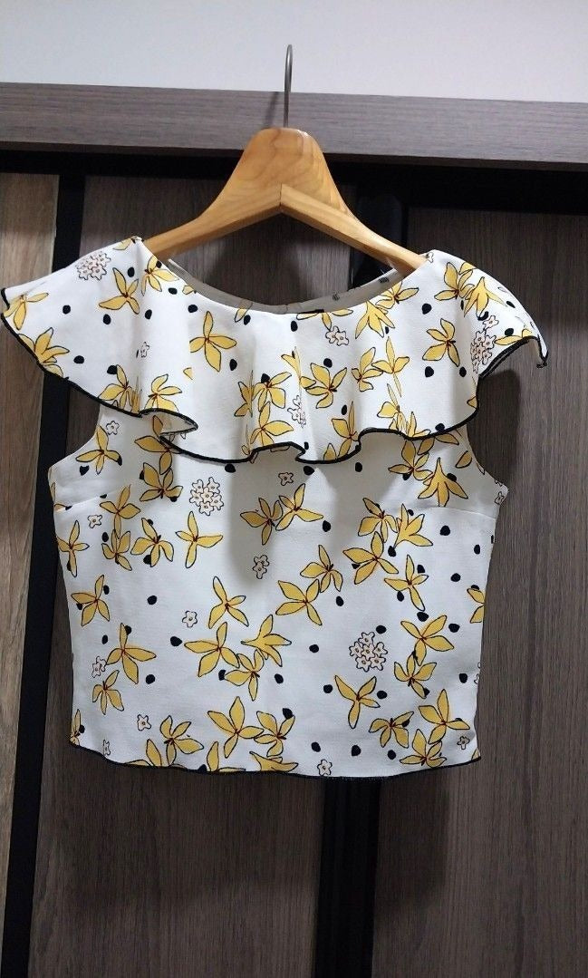 Zara Floral Crop Top