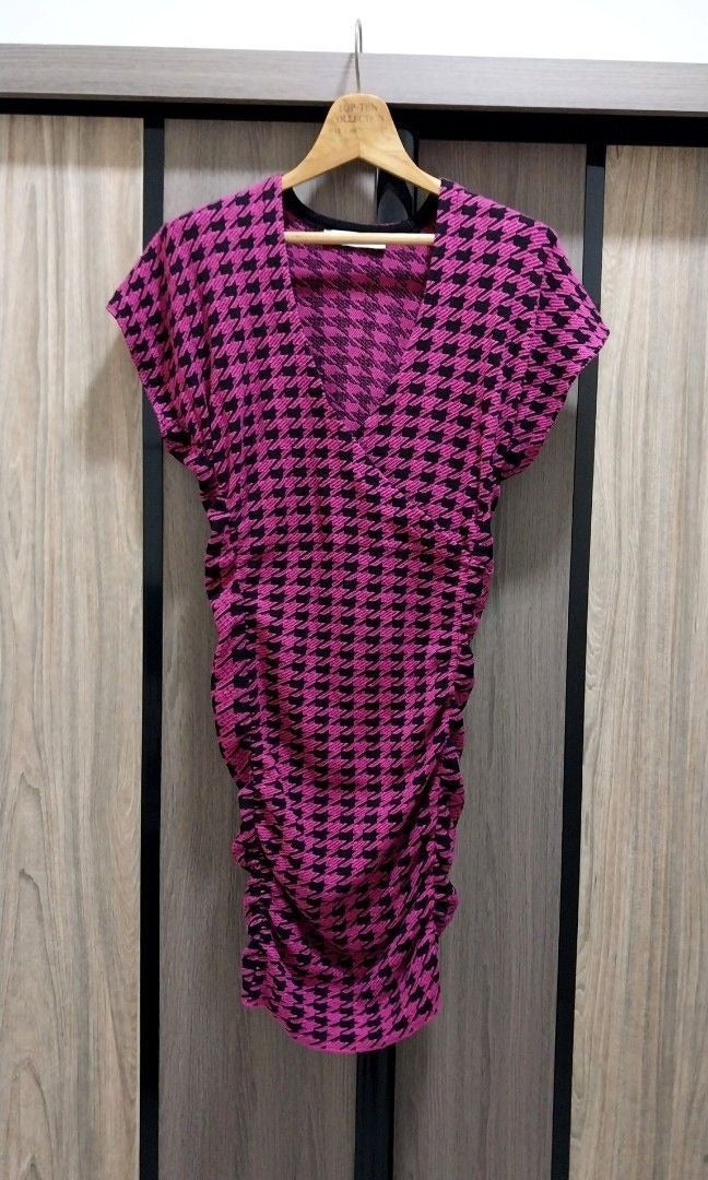 Zara V-Neck Fitted Dress