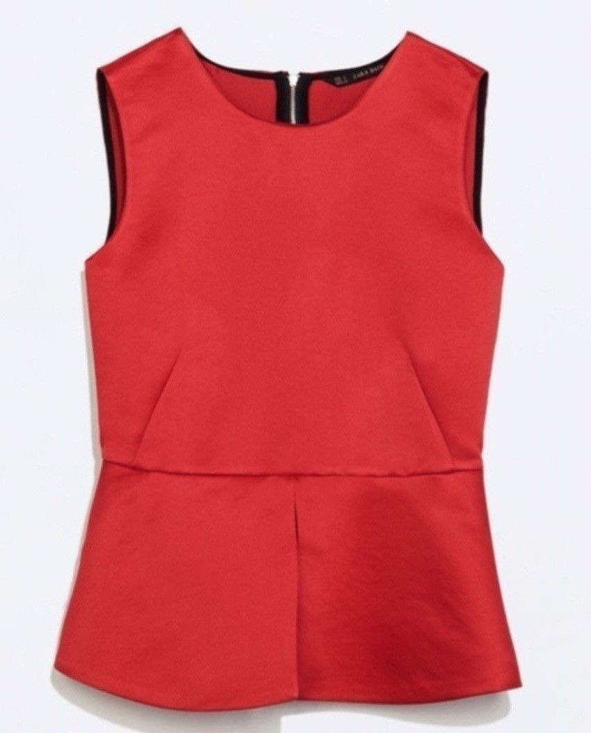 Zara Peplum Top