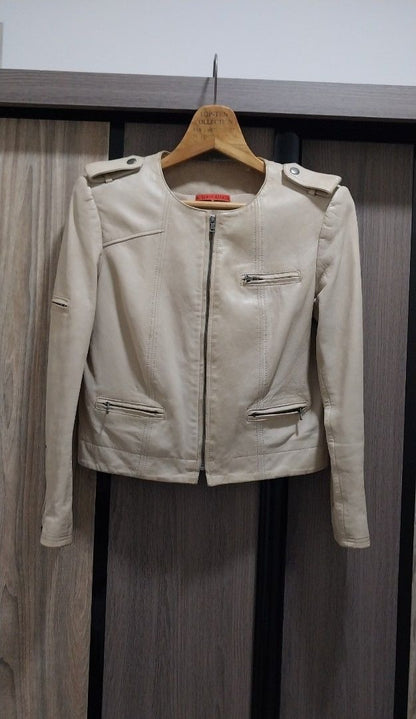 Alice + Olivia Leather Biker Jacket