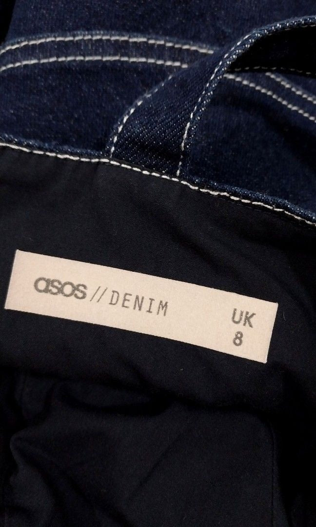 Asos Peplum Denim Top