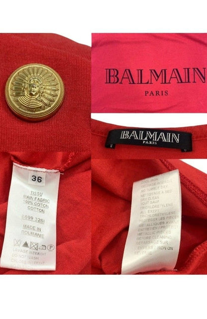 Balmain Sleeveless Cotton Top