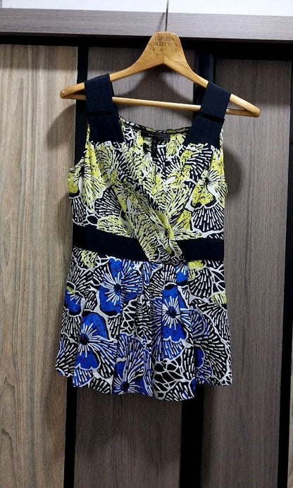 BCBG Maxazria Multicolor Silk Top