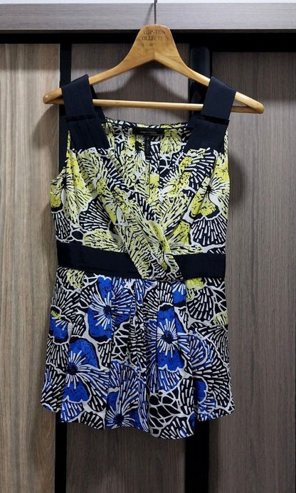 BCBG Maxazria Multicolor Silk Top