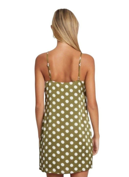 Calli Polka Dots Slip Dress
