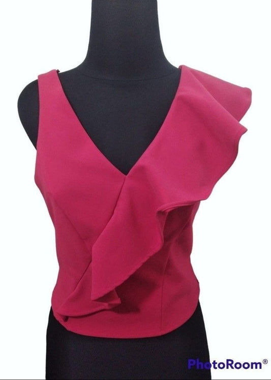 Coast Ruffled Crop Top
