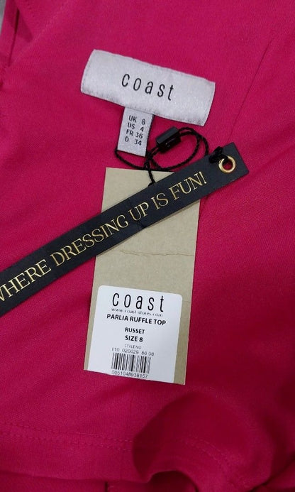 Coast Ruffled Crop Top