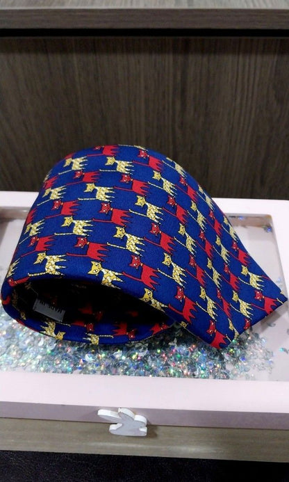 Christian Dior Cat Pattern Silk Tie