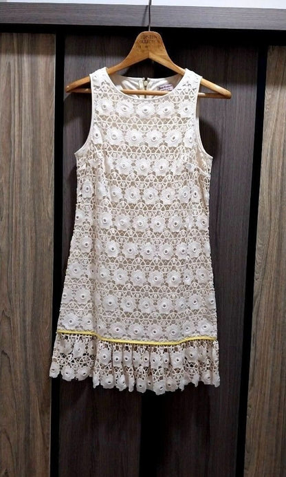 Juicy Couture Ivory Blossom Daisy Lace Dress