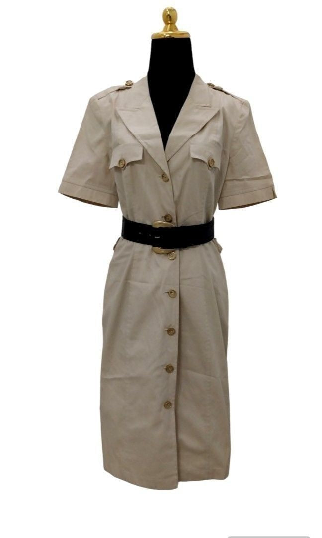 Vintage Escada Button Up Dress