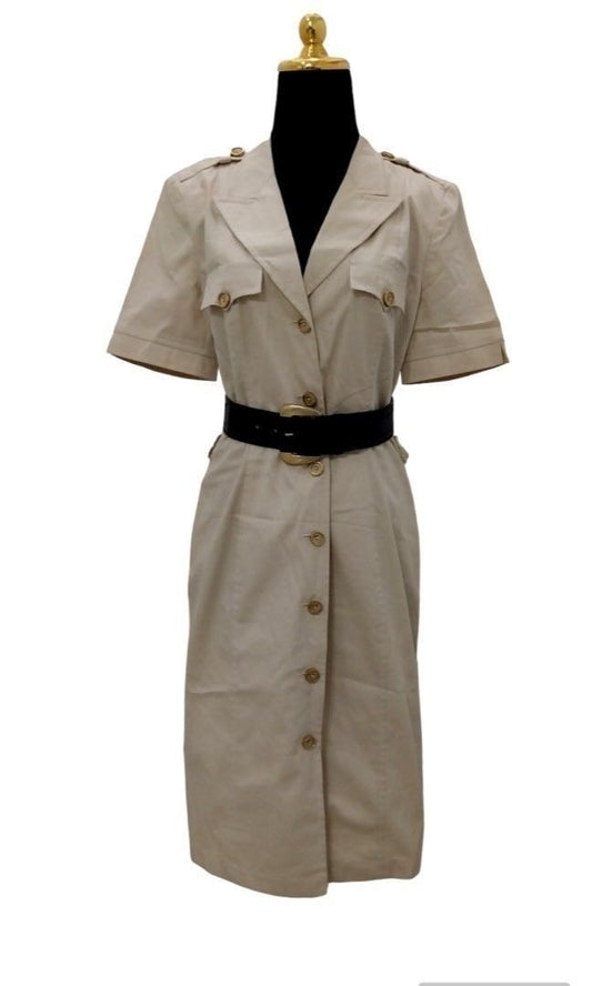 Vintage Escada Button Up Dress