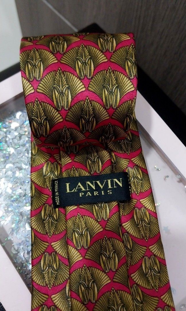 Lanvin Paris Silk Tie