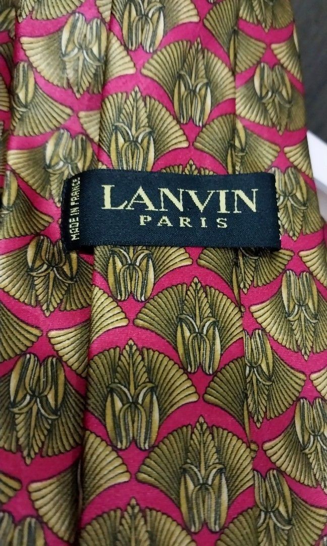 Lanvin Paris Silk Tie