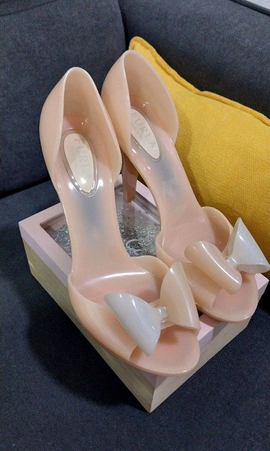 Furla Jelly Heels with Bows