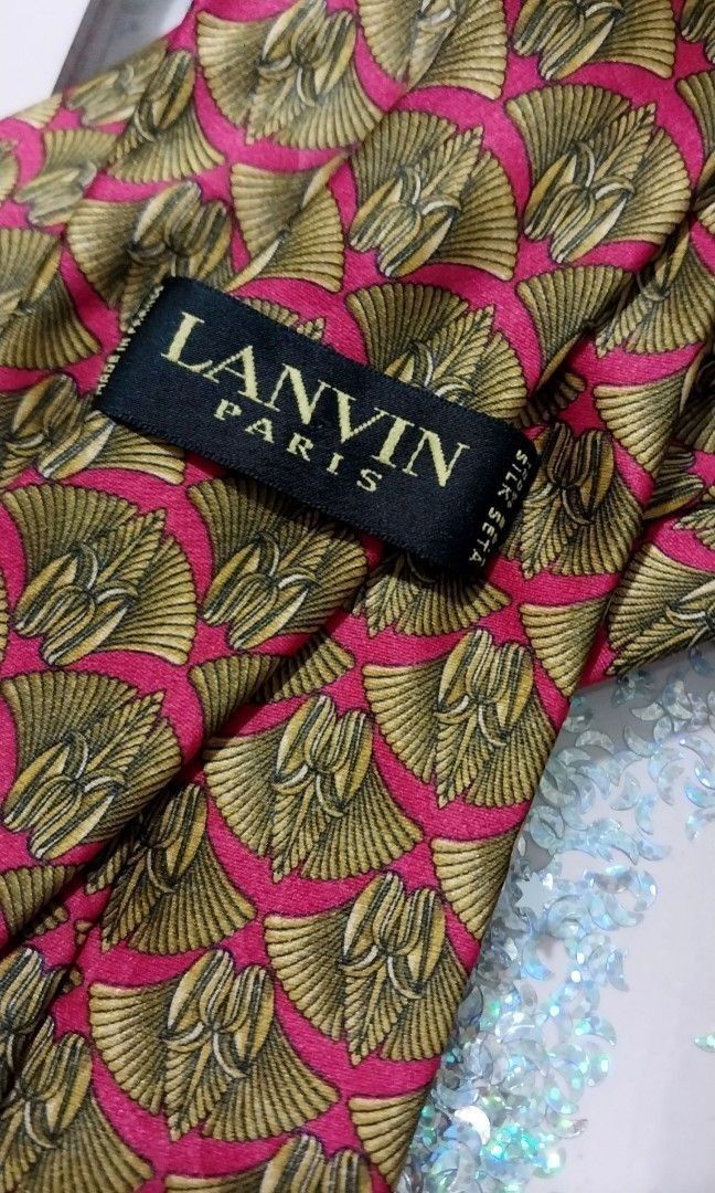 Lanvin Paris Silk Tie