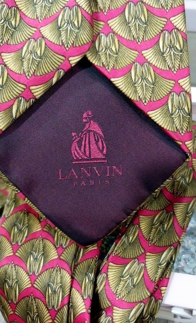 Lanvin Paris Silk Tie