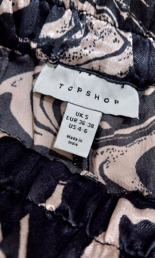 Topshop High Waisted Wide Leg Pants