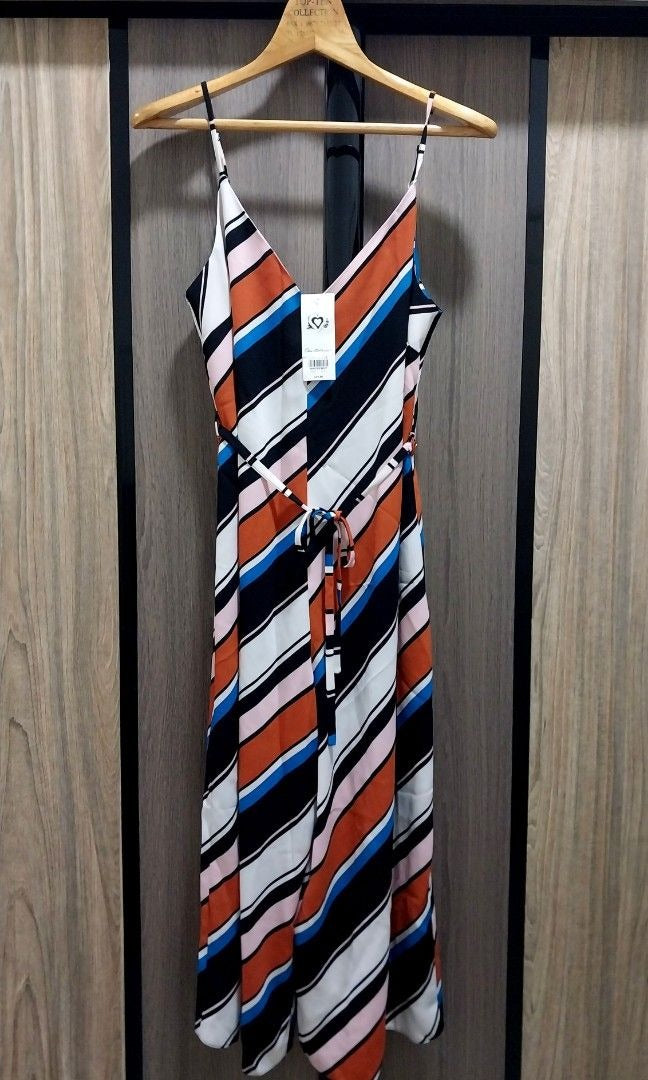 Miss Selfridge Multi Stripes Jumpsuit