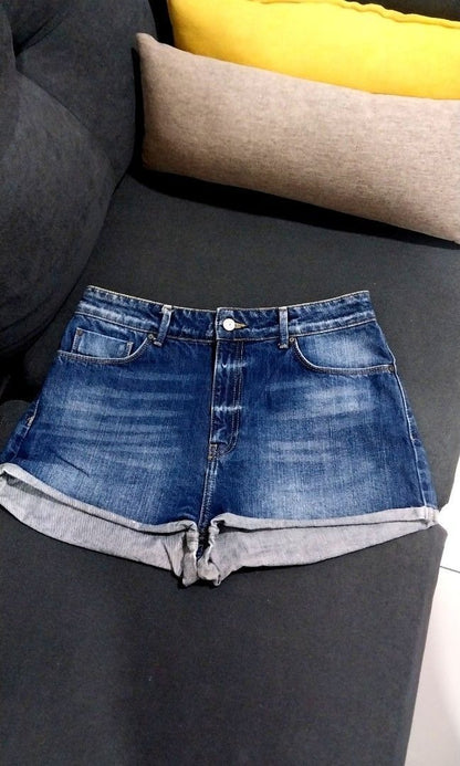 Mango High-Rise Shorts