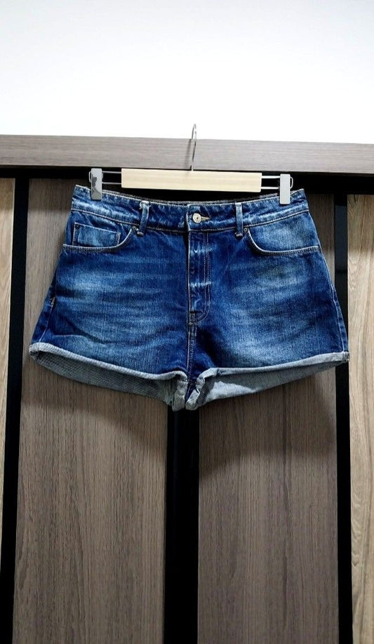 Mango High-Rise Shorts