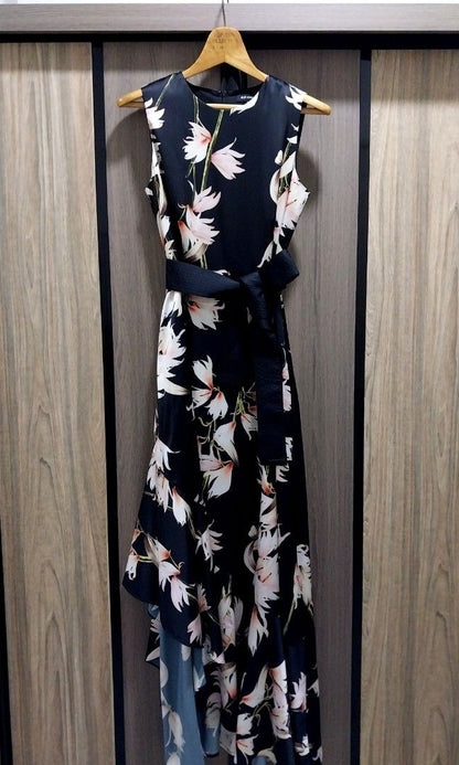 D.D Collective Black Floral Maxi Dress