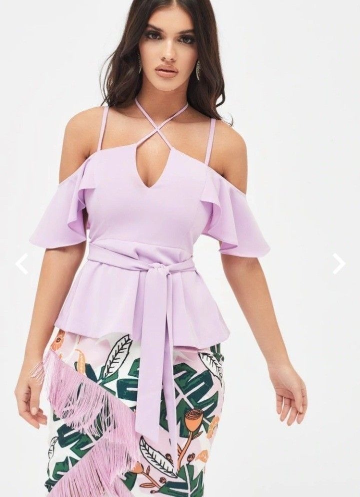 Lavish Alice Strappy Neck Top
