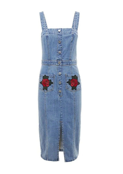 Guess Denim Midi Dress