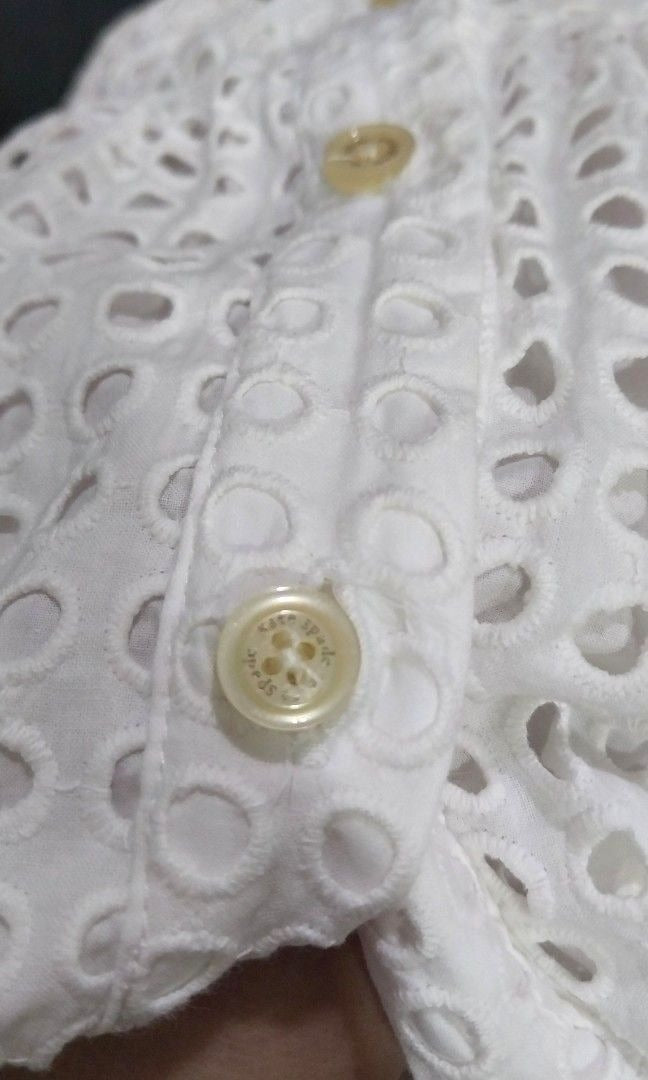 Kate Spade Eyelet Belted Dress