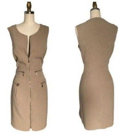 Laundry by Shelli Segal Beige Dress