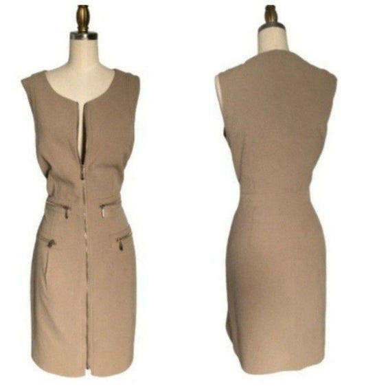 Laundry by Shelli Segal Beige Dress